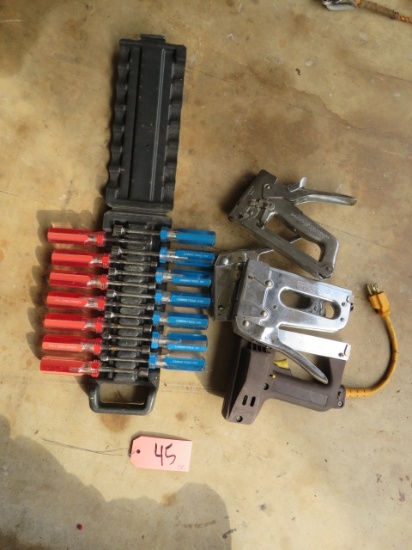 NUT DRIVER SET & STAPLE GUN'S