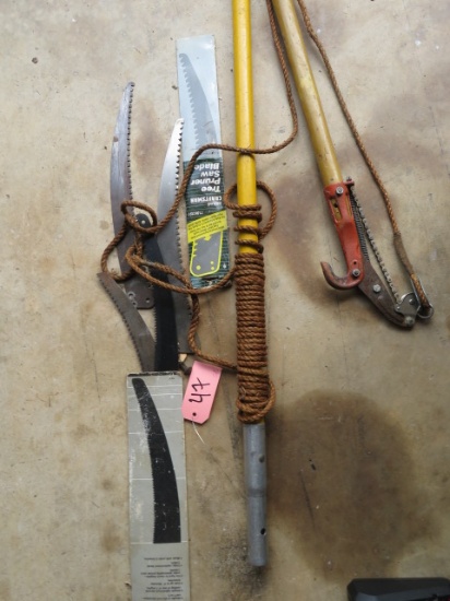 TWO POLE SAW'S W EXTRA BLADE'S