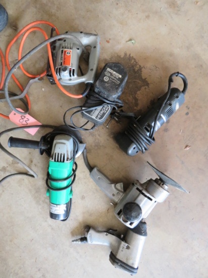 SIDE GRINDERS, BLACK & DECKER JIG SAW, AIR IMPACT & MORE!