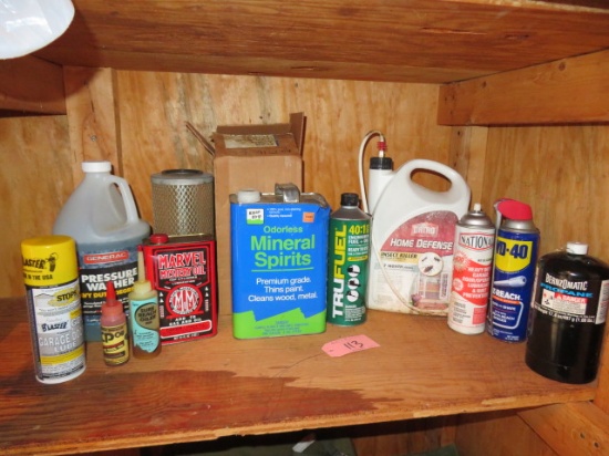 CONTENTS ON SINGLE SHELF-
