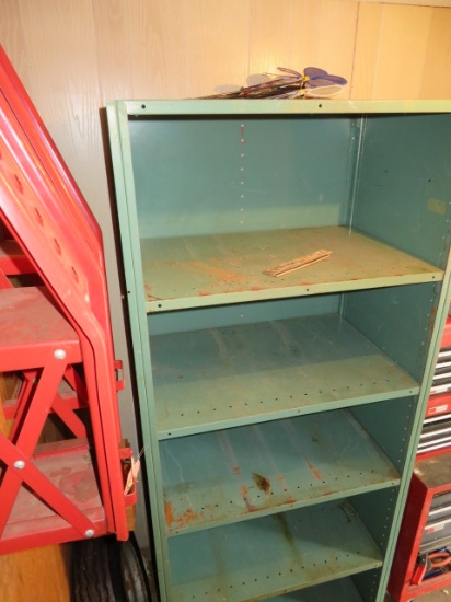 METAL SHELVING UNIT- 38X24X87"