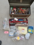 CRAFTSMAN METAL TOOL BOX W/ HAND TOOLS