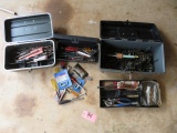 3 TOOL BOXES W HANDTOOLS AND SUCH