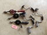 LOT- HAND DRILLS 6PC-