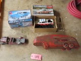 VINTAGE FIRE TRUCK, TRAILER & MODEL SCALE KITS