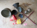 OILERS, FUNNEL'S, TIRE IRON