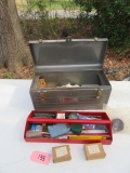 CRAFTSMAN METAL TOOL BOX W HAND TOOLS AND MORE!