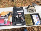 CRAFTSMAN DRILL W CASE, CRAFTSMAN CIRCULAR SAW