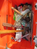 TOOL BOX W /SMALL MOTOR REPAIR / TUNEUP PC & HAND TOOLS
