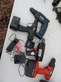 CORDLESS AND ELECTRIC  DRILLS- B/D RYOBI