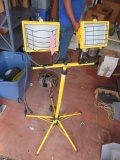 DBL HALOGEN LIGHT'S ON STAND