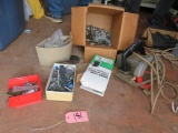 MIXED LOT OF HARDWARE, CIRCULAR SAW AND MORE