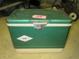 VINTAGE COLEMAN METAL COOLER