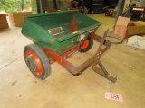 VINTAGE SCOTTS MODEL 35-8 PULL BEHIND SPREADER.