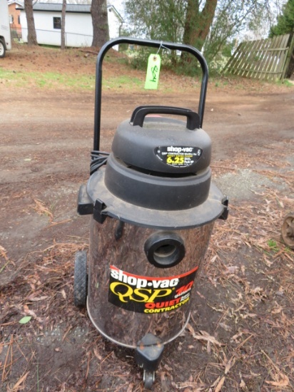 ROLLING SHOP VAC  10 GALLON  6.25 HP - NO HOSE