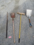 SCOOP, PUSH BROOM, PRY BAR AND MORE