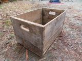 ATLANTIC ALE AND BEER WOODEN CRATE  18 X 12 X 10
