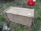 OLD WOODEN CRATE  36 X 16 X 20