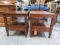 PAIR OF END TABLES  W/ 1 DRAWER- 20X26X22