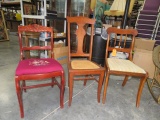 3  DIFFERENT DINING CHAIR'S