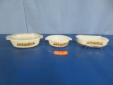 3PC FIRE KING / ANCHOR HOCKING DISHES