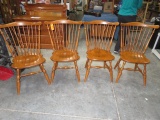 FOUR MATCHING DINING CHAIRS