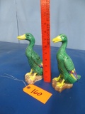 PAIR OF CHINESE DUCKS - MARKED ON BOTTOM