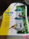 PET ZONE POP UP FINCH BIRD FEEDER- NEW IN BOX