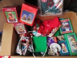 LARGE CHRISTMAS DECOR LOT- VILLAGE PEICES AND MORE