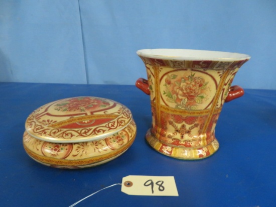 2- ORIENTAL  CONTAINERS  10X5" -