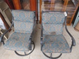 TWO SWIVEL DECK CHAIRS