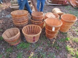 LOT OF PRODUCE BASKETS -  APROX 17