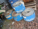 FOUR ROLLS OF MOTTO BARB WIRE