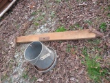 CHICKEN FEEDER AND DOUBLE TREE - WOOD