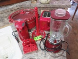RED COOKING ACCESSORY LOT
