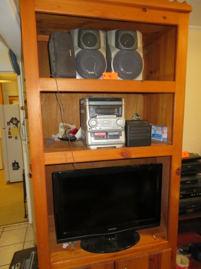 32" SAMSUNG TV AND AIWA STEREO SYSTEM