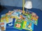 CHILDRENS BOOKS & CHILDS TABLE LAMP W/ SHADE