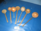 COPPER LADLES AND SPOONS