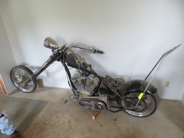 CUSTOM BIG BEAR CHOPPER W/ S S C1 MOTOR- NEVER Proxibid