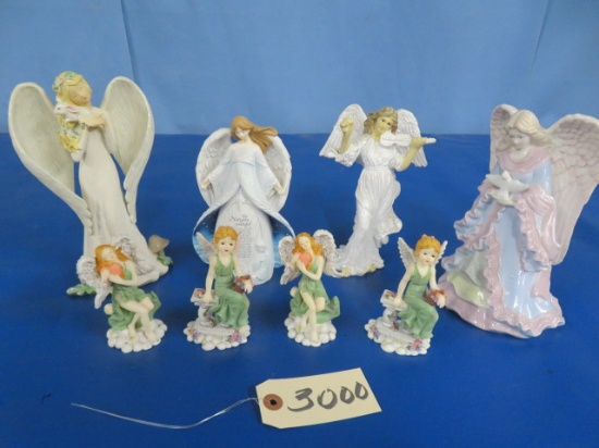 ANGEL FIGURINE LOT