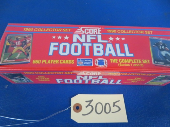 1990 COLLECTOR SET NFL FOOTBALL PLAYER CARDS