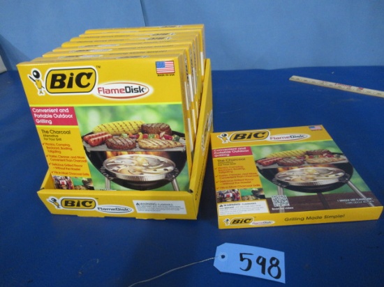 9 BIC FLAME DISKS FOR GRILLING IN BOX