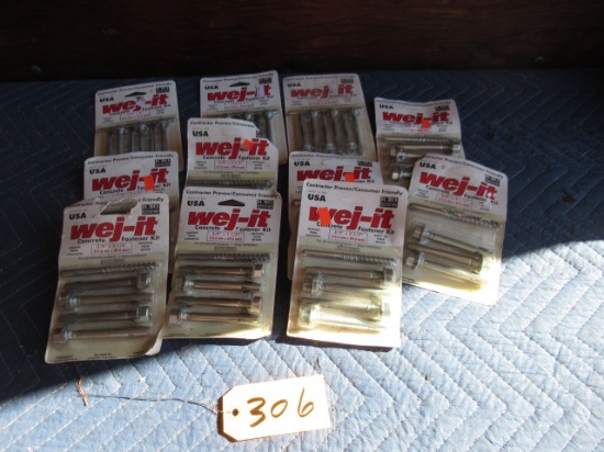 WE JIT CONCRETE FASTENER KIT  11 PCS