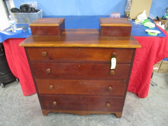 EARLY 1800'S 4 DRAWER CHEST BY J. T. MAYBERRY