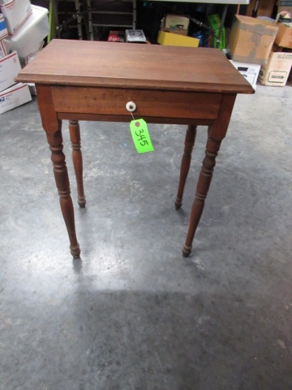 SMALL END TABLE W/ DRAWER  24 X 16 X 29