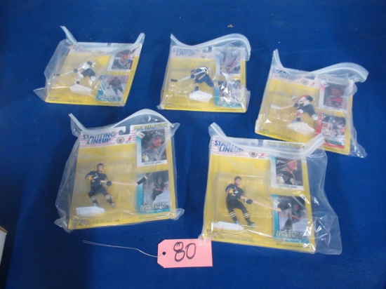 1993 FIGURES & CARDS IN ORIGINAL BOX- JAGR, BRET HALL AND OTHERS