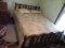 QUEEN BED  W/ HEADBOARD AND FOOTBOARD 63 W