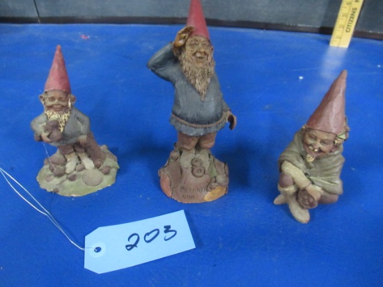 3 TOM CLARKE GNOMES