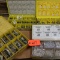 4 BOXES OF WINDOW AND MIRROR CLIPS & SLIDE BOLTS