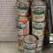 17 CANS GRAY SEAL HIGH GLOSS OIL  IN 1 GALLON CANS